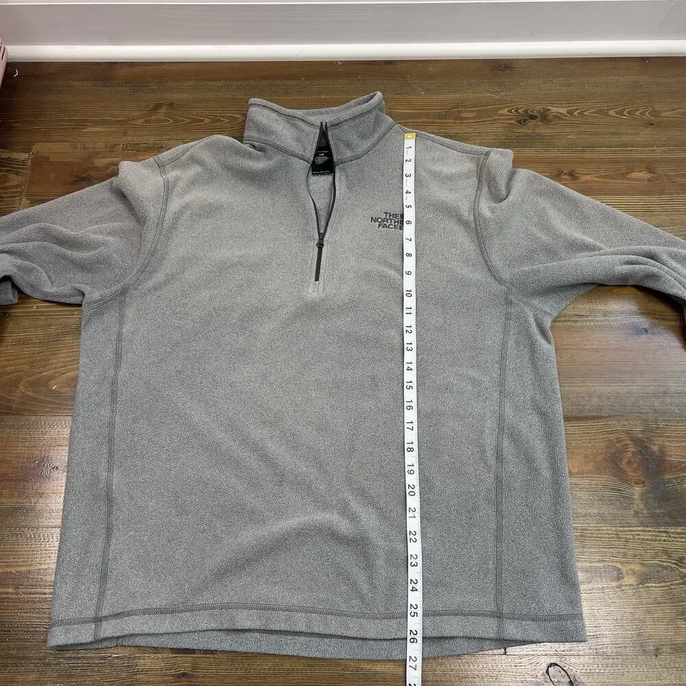 The North Face Fleece 1/4 Zip Grey Men’s Size Large Pullover